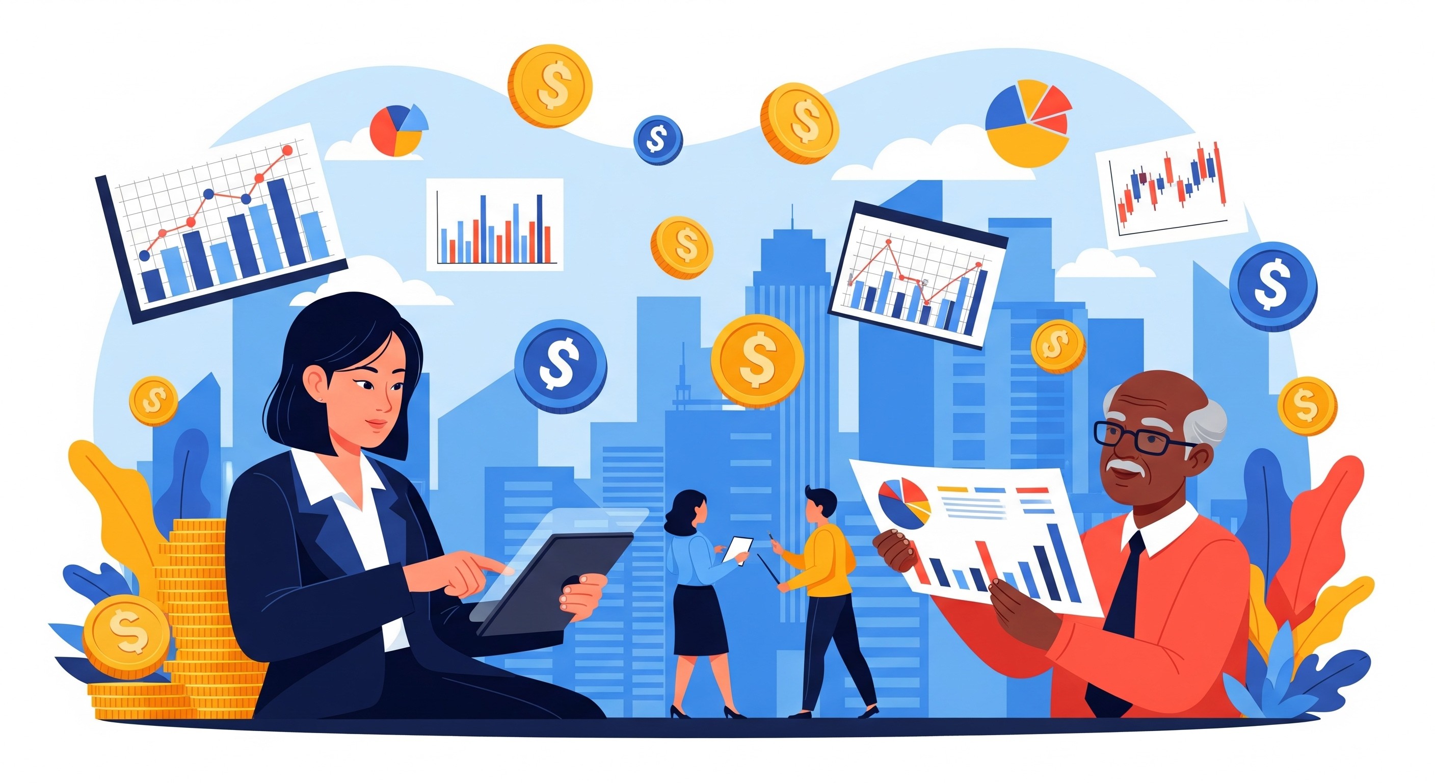 Ilustração de finanças